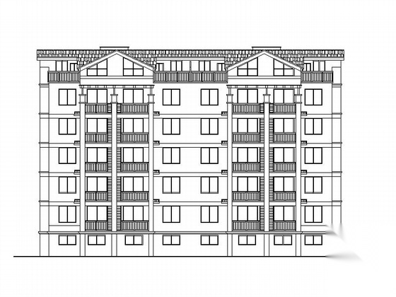 [山东]某多层住宅小区建筑施工图