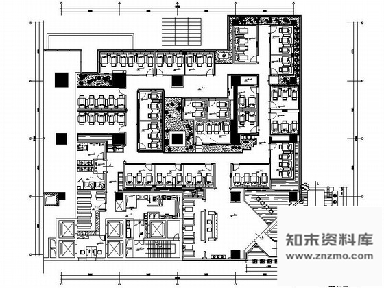 施工图杭州经济圈核心城市高端奢华品牌休闲养生足疗会所设计施工图