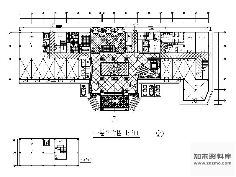 某五星酒店平面设计图