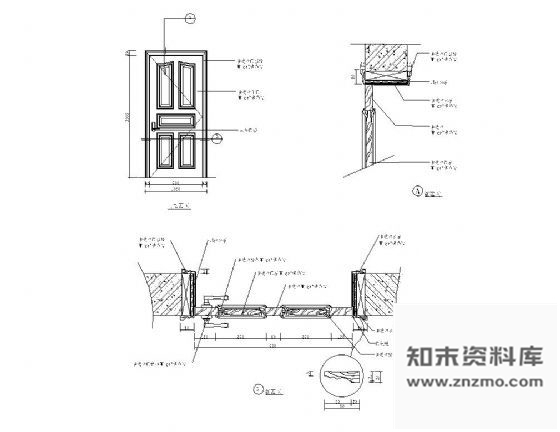 图块/节点门详图 通用节点