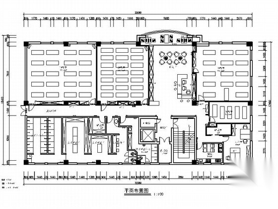 [宁波]某中式风格瑜伽会所室内装修施工图（含效果）