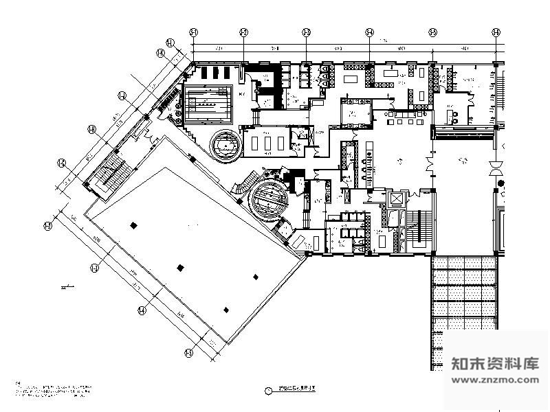 施工图某大酒店SPA区施工装修图