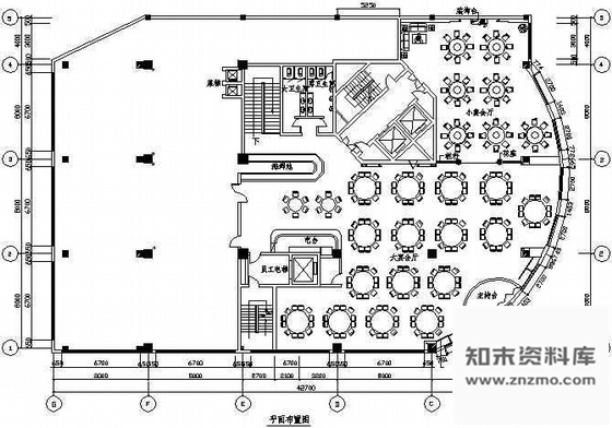 宾馆宴会厅装修图纸