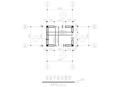 信阳单层砖混结构进水检测用房全套图2016