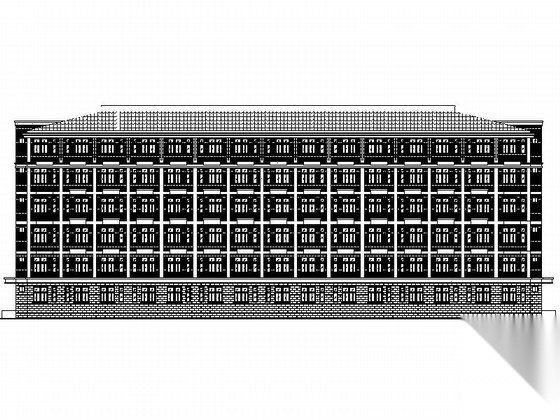 [蚌埠]某大学六层学生公寓建筑施工图