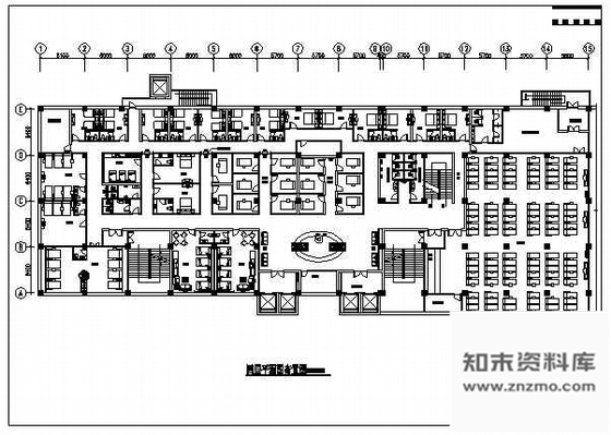 施工图休闲酒店四层装修施工图