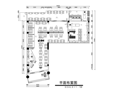 [广州]汇鸿商业广场一楼李不管把把烧烤店装修图纸