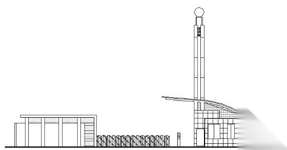 某中学大门建筑设计方案