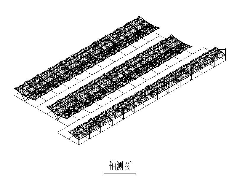 停车棚膜结构方案图2010