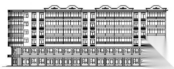 某六层住宅建筑方案图