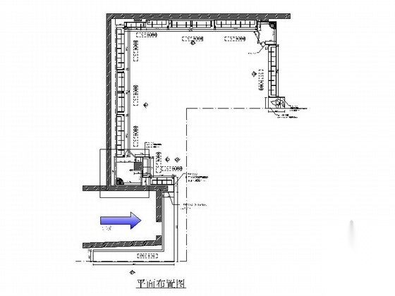 [重庆]大型服装连锁商场青年女装专卖店装修施工图（含效...