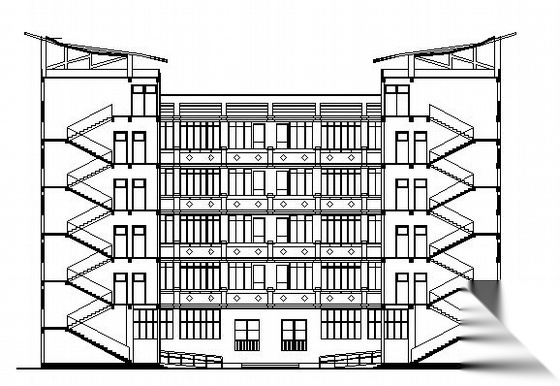 [祥芝镇]某五层小学建筑施工图