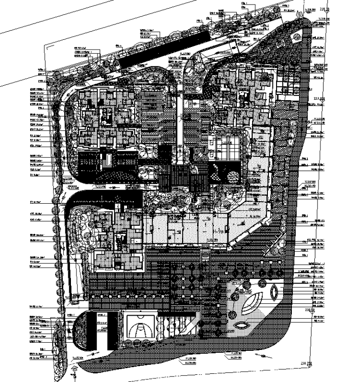 [重庆]低碳工业园区高端住宅景观设计全套施工图（2016最...