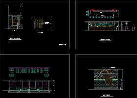 酒吧门头CAD图纸