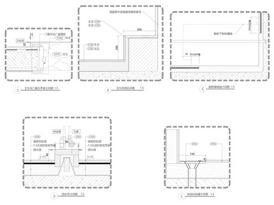 [上海]118㎡下叠二层三居家装样板间施工图 平层