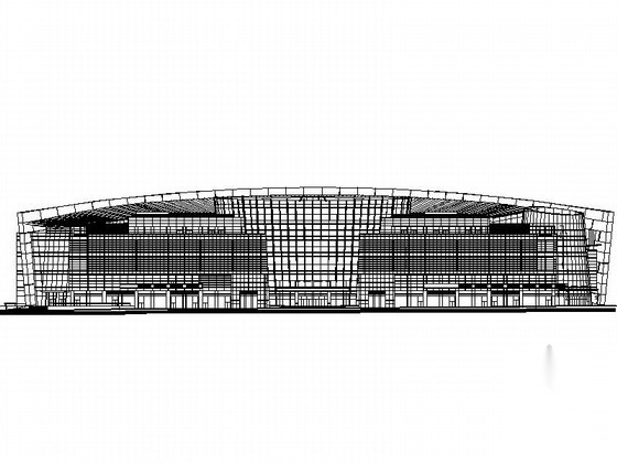 现代风格知名大型商业综合体建筑施工图（知名地产）