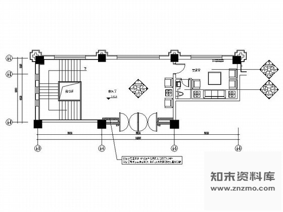 施工图天津某豪华酒店贵宾室装修图