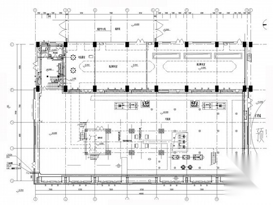 热电厂厂房锅炉采暖系统及空调通风设计施工图 建筑暖通