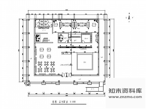 施工图浙江生态景观社区售楼处室内装修图含效果图