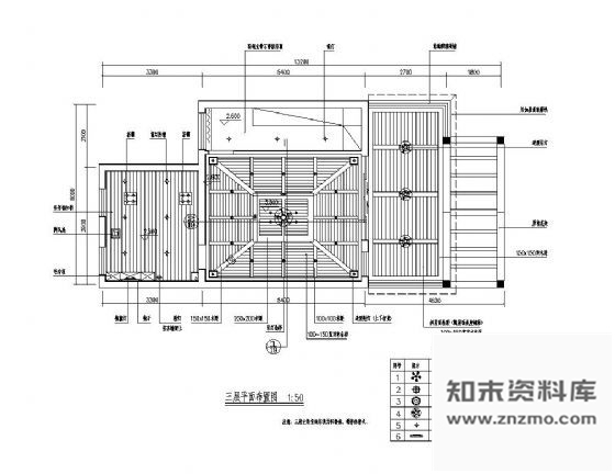 图块/节点主卧吊顶剖面图