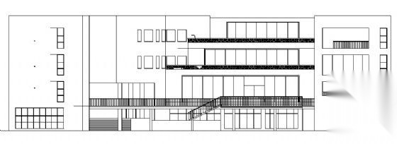 某四层教学楼建筑方案图