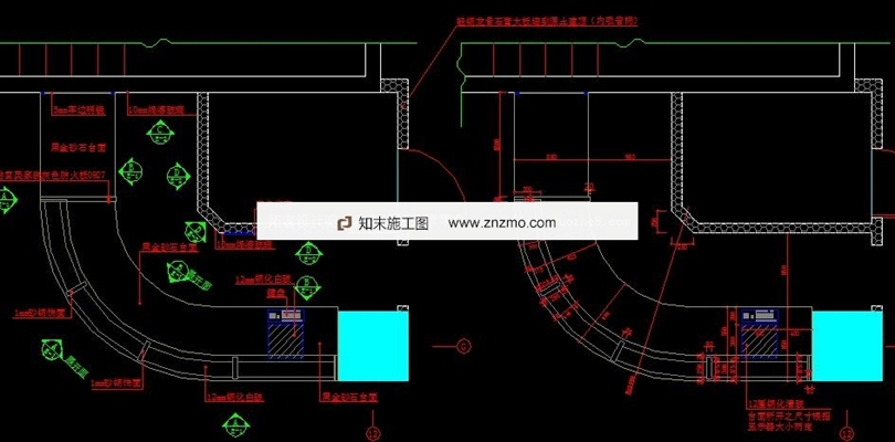 收银台节点大样图 前台