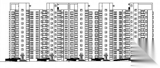 [张家口]某十一层住宅楼建筑施工图