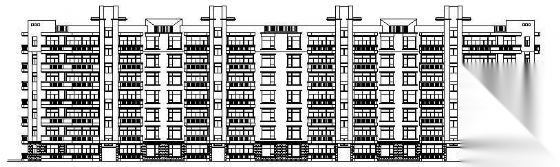 某市七层住宅楼建筑方案图