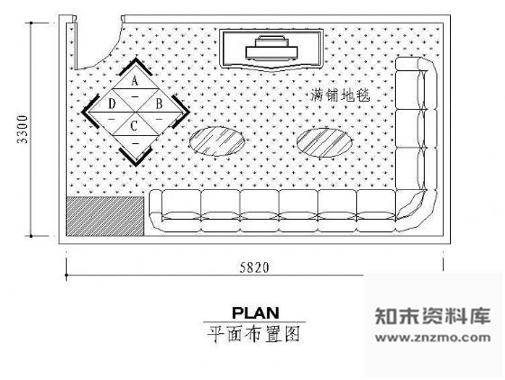 施工图ktv包房装饰装修图