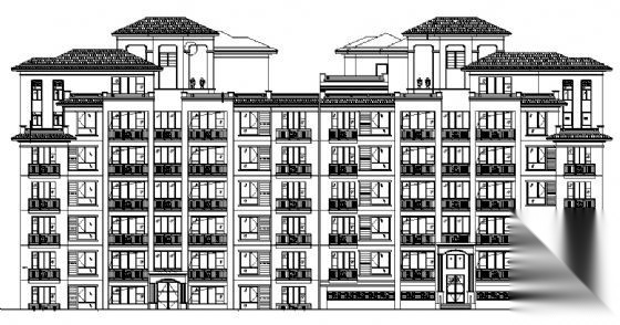 某小康住宅建筑设计图