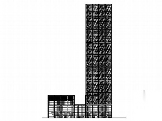 [天津滨海新区]某四十三层超高商业楼建筑施工图