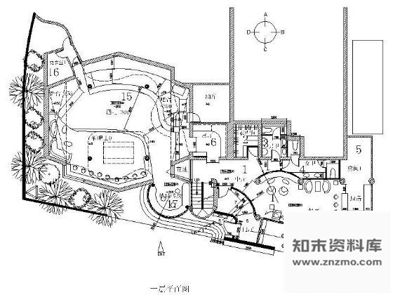 图块/节点某餐厅装修改造方案平面