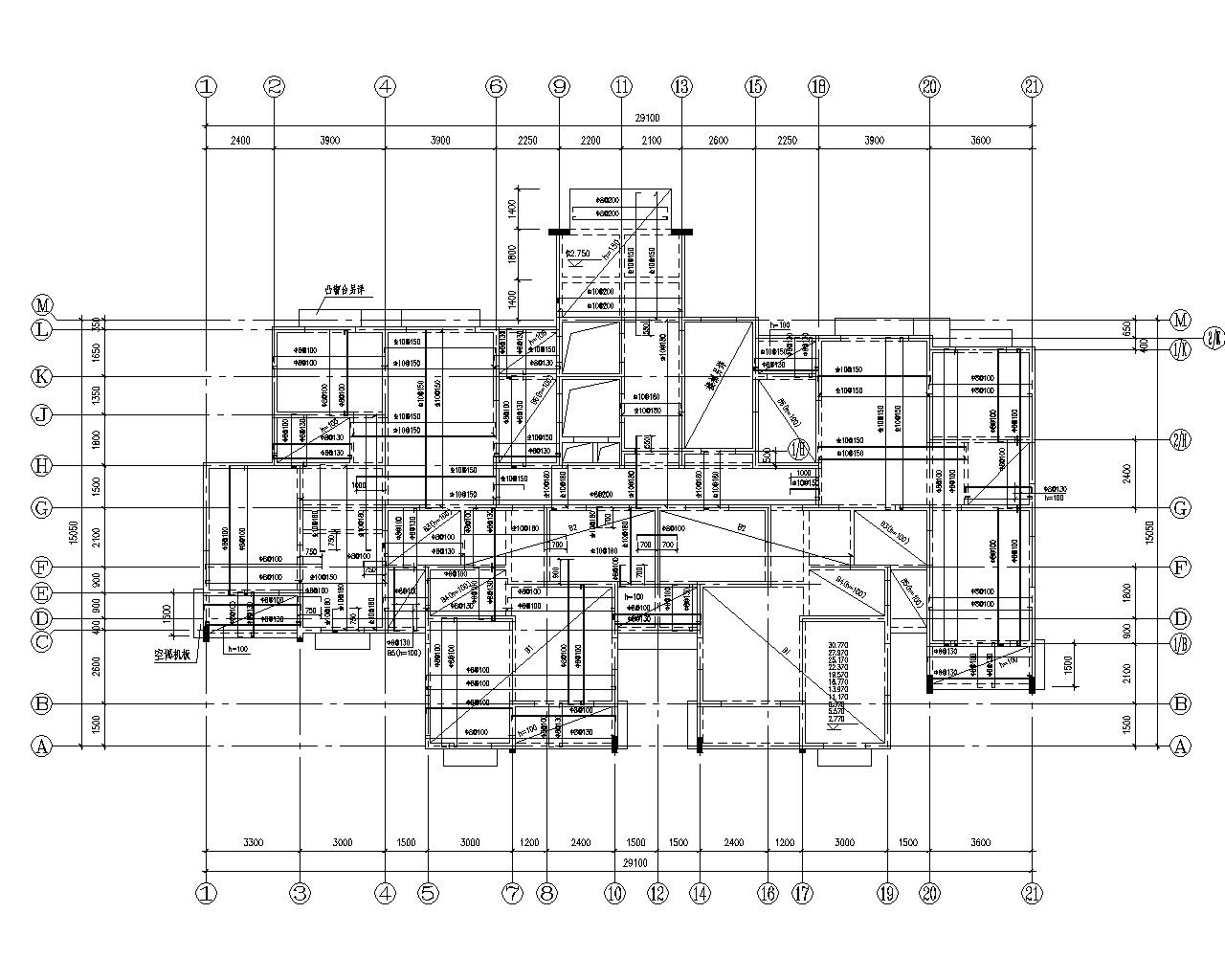 12层剪力墙结构 住宅 施工图