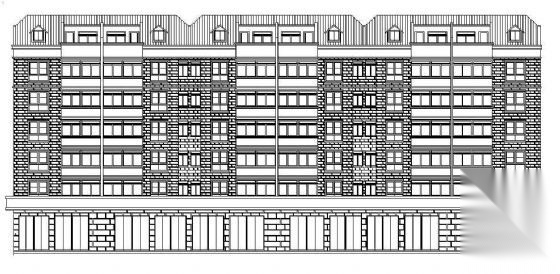 某多层商住楼的建筑施工图