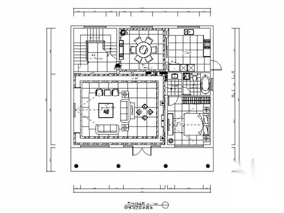 某自建牌楼别墅现代中式风格室内装修图（含效果）