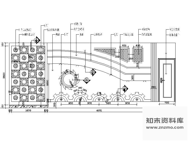 图块/节点某酒吧立面图