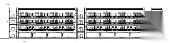 某四层教学楼建筑施工图