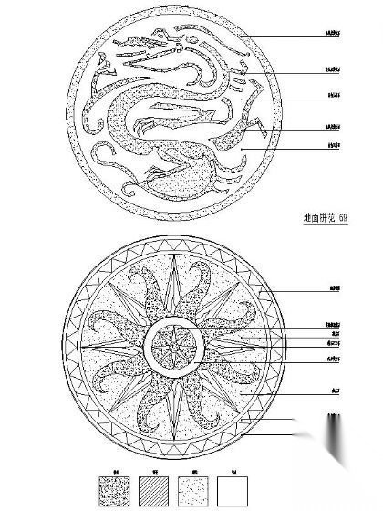 优质地面拼花图库