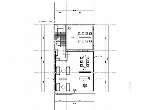 [江苏]某装饰公司办公店面装修图（含效果）