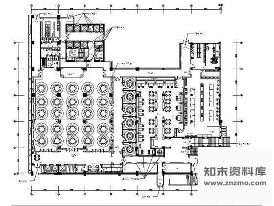 施工图武汉全国餐饮百强精品酒楼设计施工图含效果