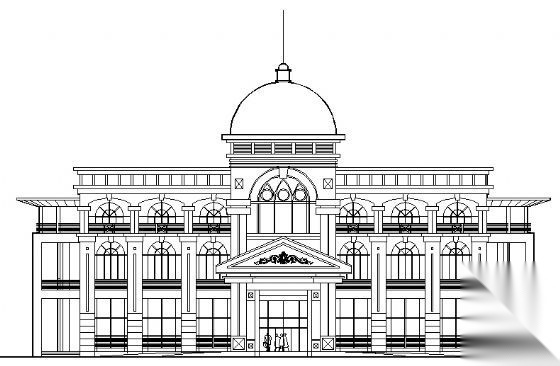 某乡村俱乐部建筑方案图纸 乡村规划