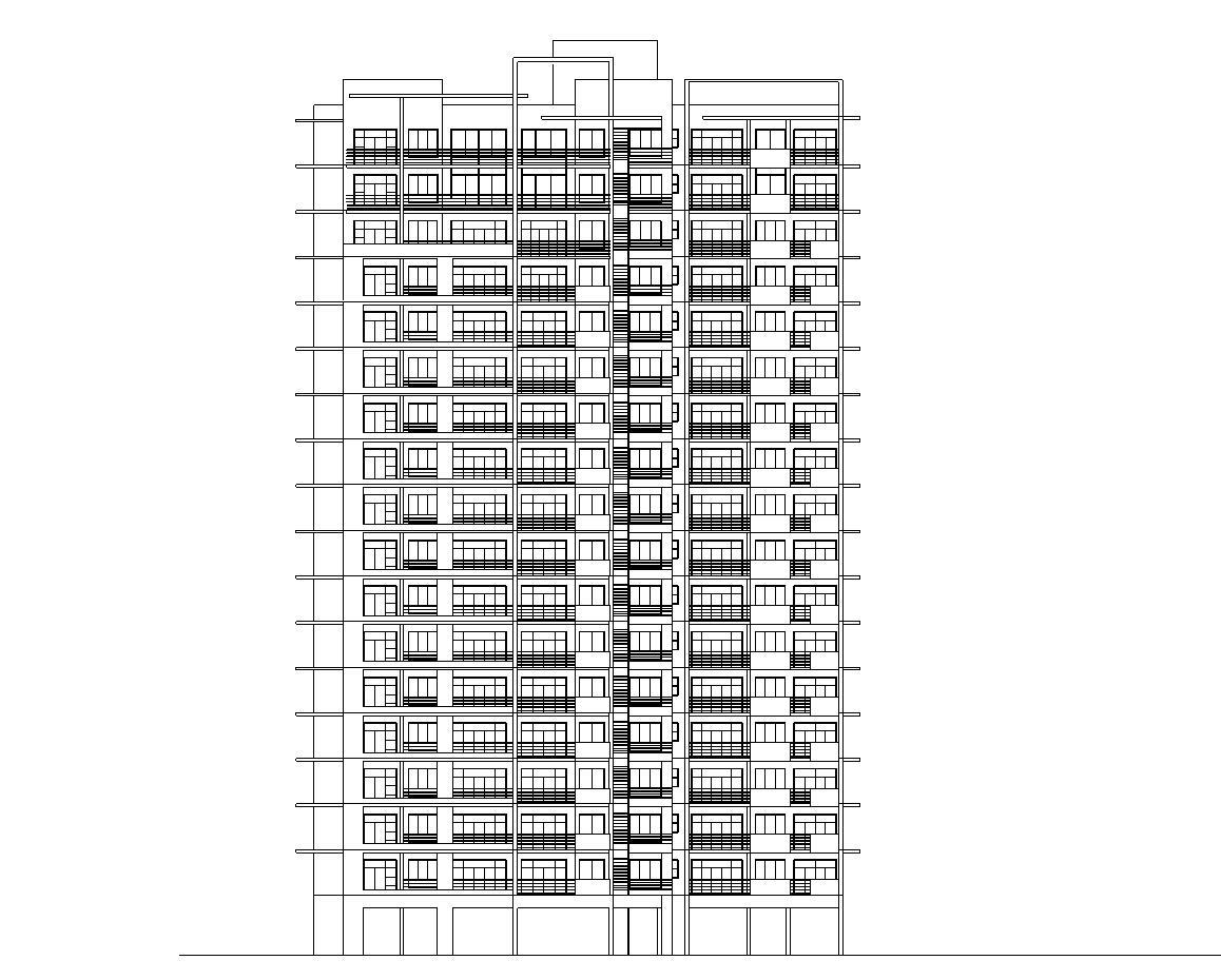 [广东]深圳香蜜湖信华花园建筑施工图设计