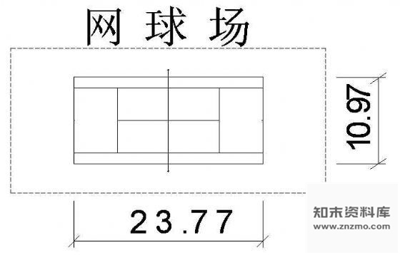 图块/节点网球场