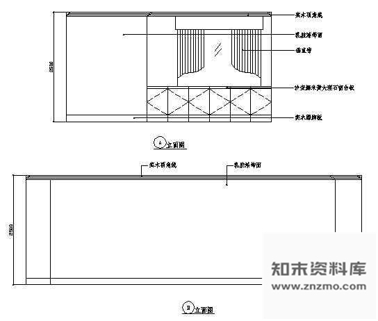 图块/节点棋牌室立面图4