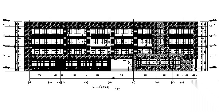 [合肥]多层小学及中学建筑全专业施工图（含地下车库及...