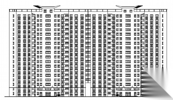 [西安徐家湾]某十八层塔式住宅楼建筑施工图