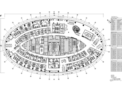 [广州]现代开敞联合办公空间施工图+实景图