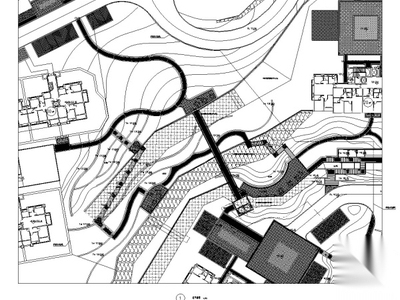 [福建]全能社区居住展示区总体景观设计施工图