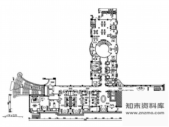 施工图上海高档奢华美容会所全套施工图含效果