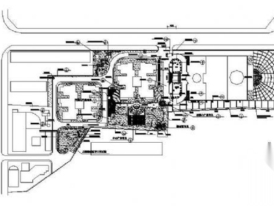 小区游园园林施工图